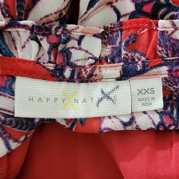 Happy X Nature Kate Hudson Phoenix Butterfly Ruffled Red Mini Dress XXS - Picture 11 of 15